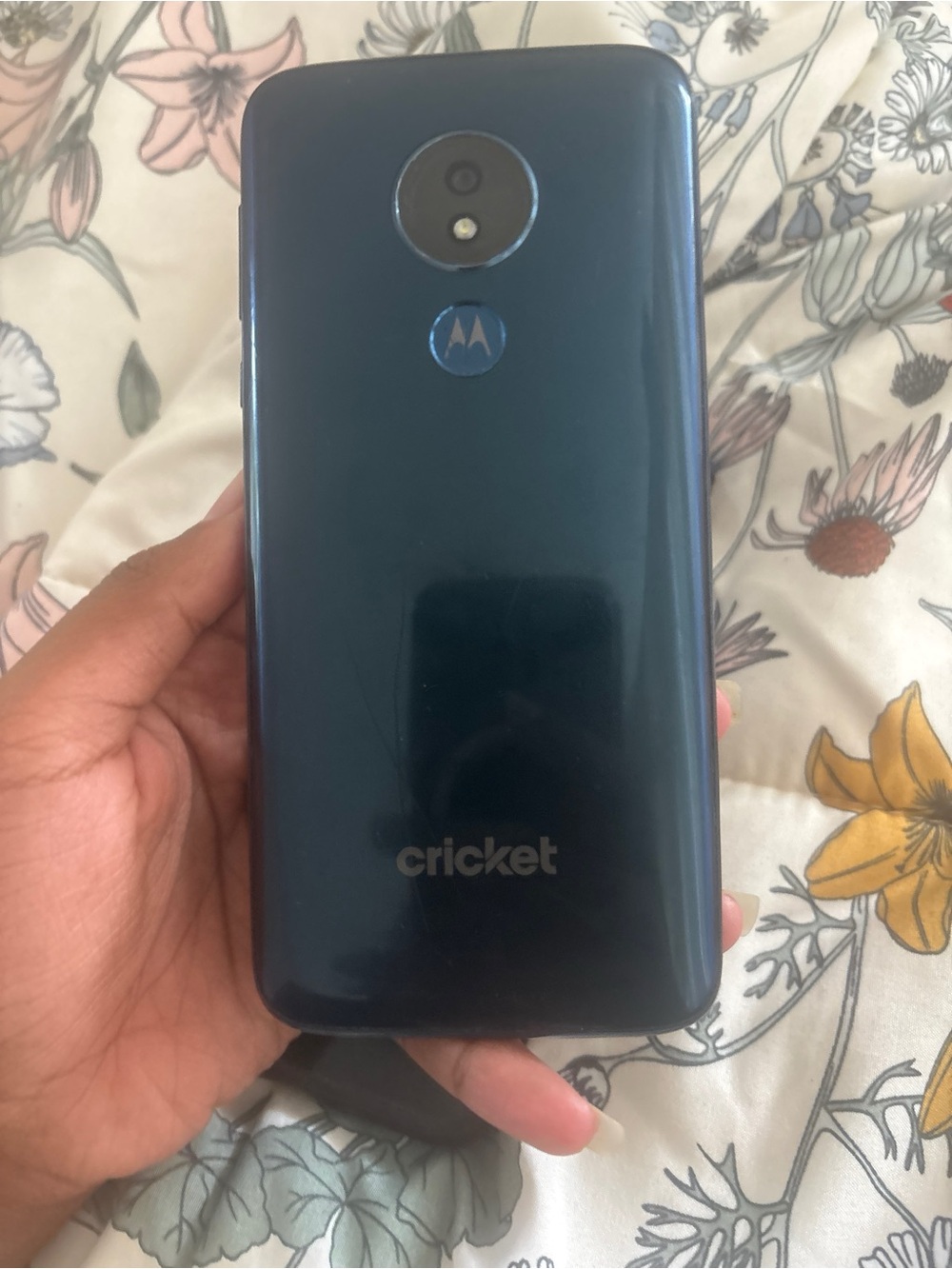 Motorola Cricket Smartphone - Dark Blue Gloss
